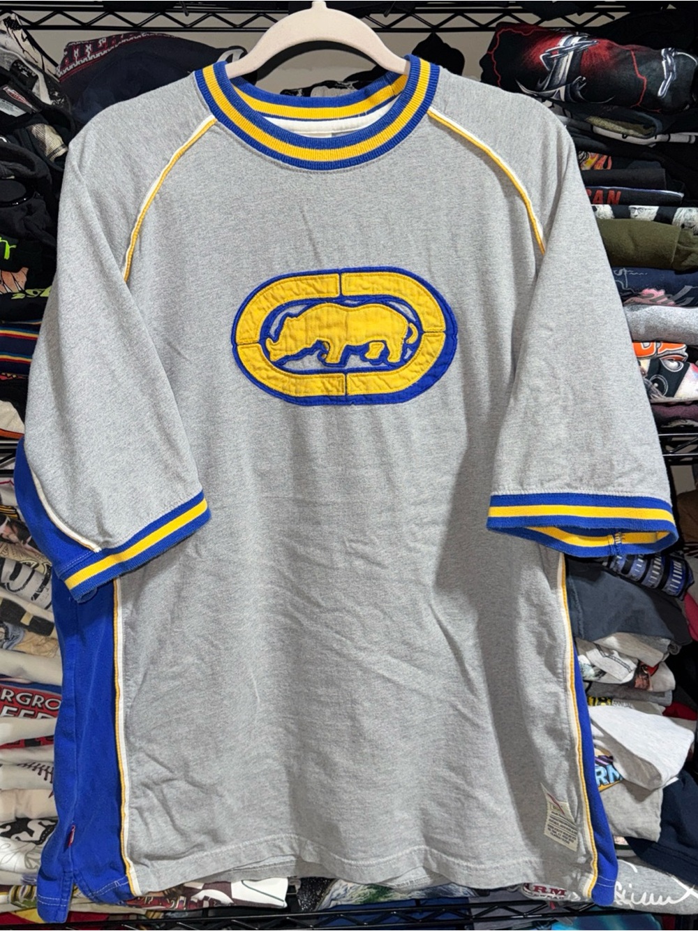 Y2K Ecko Unltd Knit Jersey Shirt Size Xl